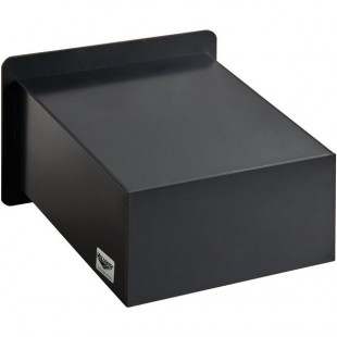 Vollrath MB-1 Black 2-Compartment Flush-Mount Bag Dispenser