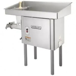 Hobart 4146+BUILDUP 26 Inch Electric Meat Grinder 5 HP Motor with Tinned Grind End