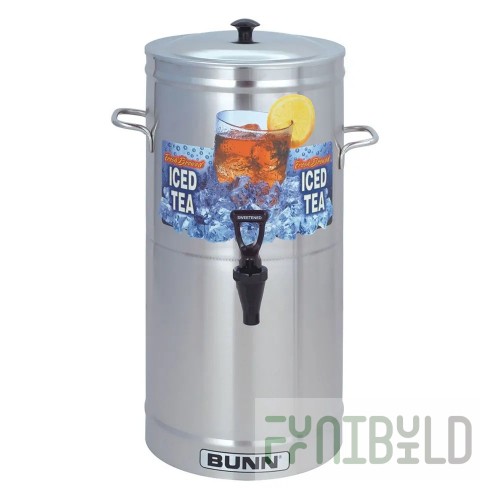 BUNN 33000.0000 9 Inch Iced Tea and Coffee Dispenser Stainless Steel 3 Gallon