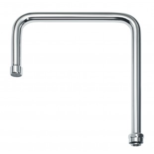 Optional 8-1/2 Inch Stainless Steel Double Bend Spout for Royal Series, Krowne 21-432L