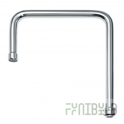 Optional 8-1/2 Inch Stainless Steel Double Bend Spout for Royal Series, Krowne 21-432L