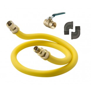 Krowne S7536K 3/4 Inch I.D. Stationary Gas Connector Kit with Stainless Steel