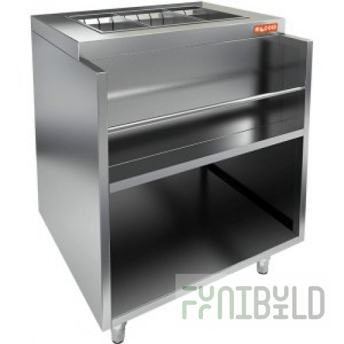 Bar station Hicold NBMWL-6/7BK (600x700(800)x850mm, with side)
