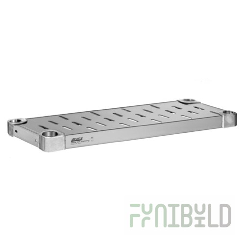 Eagle SHDS2436VGF 36 Inch Quik-Set Solid Shelf with Marine Edges Galvanized Steel Epoxy
