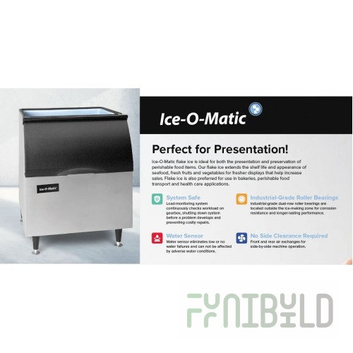 Ice-O-Matic ICE1506HR Modular Cube Ice Maker Air-cooled Half Size Cube 1450 Lb/Day