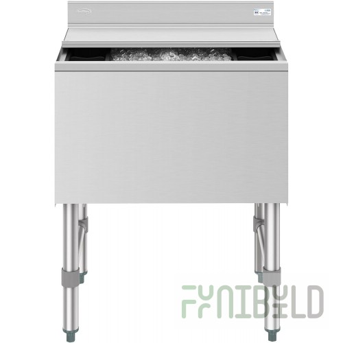 Optional 24 Inch Stainless Steel Underbar Ice Bin Partial Cover, Krowne SC24H
