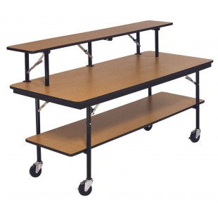 Forbes Industries LM1296B-MB 12 Inch Width Buffet Riser Plywood Core with Steel Legs Forbes Industries LM1296B-MB 12 Inch Width Buffet Riser Plywood Core with Steel Legs