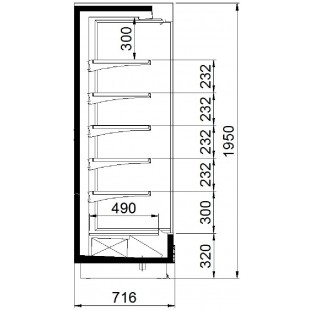 Sidewall blind BC1.70 right Crosby C1.70.03.8.02.500-01SB