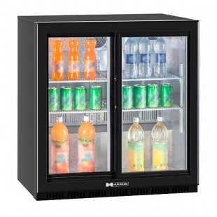 Medium-temperature bar cabinet V=185l, HURAKAN HKN-DB205S, (2-10С°С, 865x520x865mm, for 142 bottles/cans, 0.245 kW, 220V)