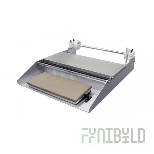 Omcan 14428 26 Inch Wrapping Machine Mounting Axle One Roll Aluminum and Stainless Steel