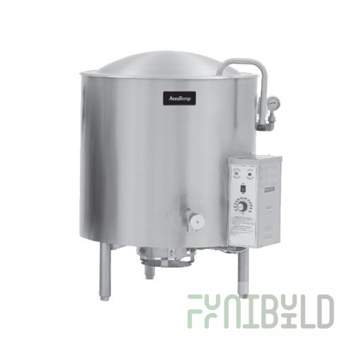 AccuTemp ALLGB-60F Gas Kettle 60 Gallon Full Jacket 304 Stainless Steel 108500 BTU