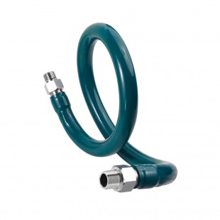 Krowne M7548 3/4 Inch Gas Connector Hose 48 Inch Length with Antimicrobial PVC 225000 BTU/hr