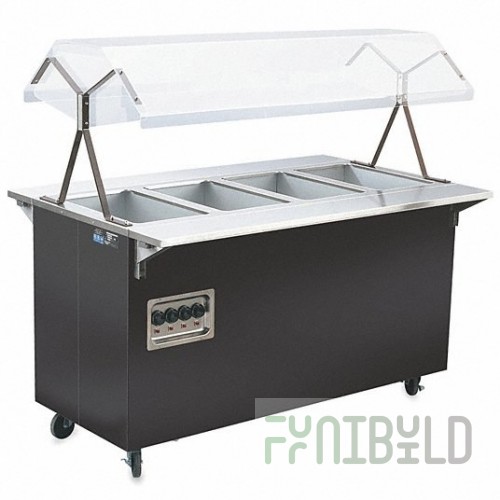 Vollrath 95020 32 Inch Size Operator Side Plate Rest Solid Surface