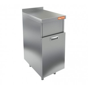 Waste container Hicold BAR NBMMB-4/7BV (400x700x850 in, with side)