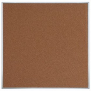 Aarco DB4848 48 Inch Message Center Board with Natural Pebble Grain Cork