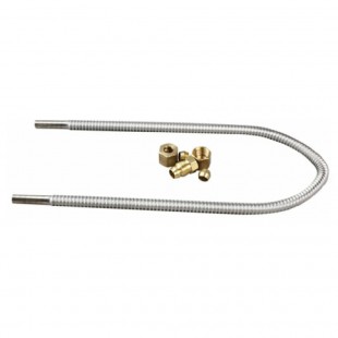 Hobart T4-KIT-30 1/4 Inch by 30 Inch gas Flex Tube Kit stainless steel with Compression Fittings