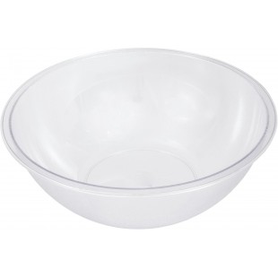 Crestware PEB12 160 Oz Bowl Clear Polycarbonate Pebbled 12 Inch Diameter