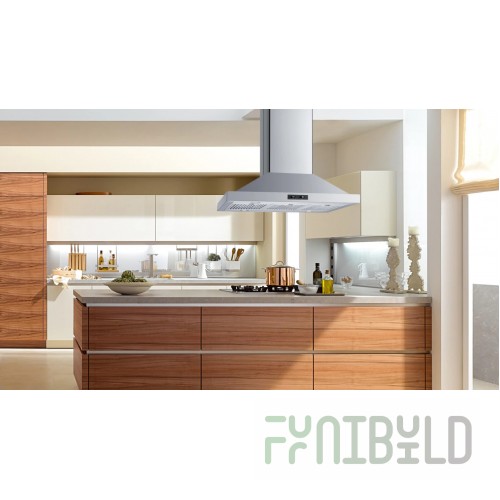 Island exhaust hood ZVO-1800/1600-N-TEH