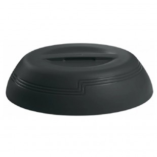 Cambro MDSLD9110 Shoreline Collection Black 10 1/4