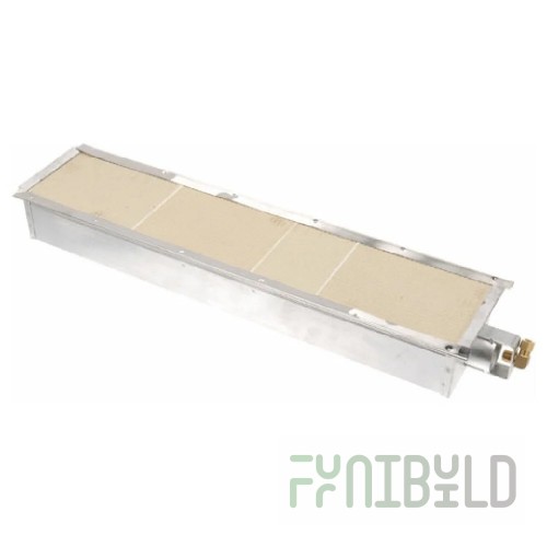 Hobart Vulcan Hart 844516-00017 6-3/4 Inch Infrared Burner with Natural Orifice 40