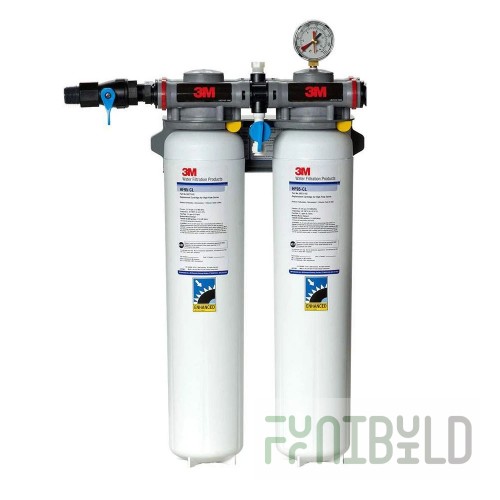 3M HF295-CLX 24 Inch Water Filtration System 108000 Gallon Capacity with Chloramine and Chlorine Loss