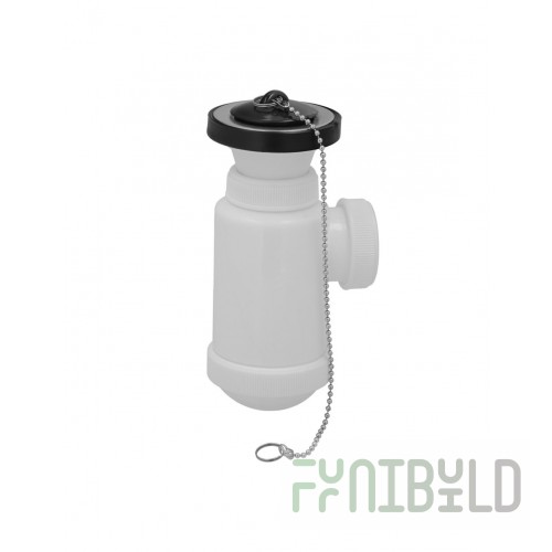Bottle siphon ORIO small body with cast outlet 1 1/2 x 40, with flexible pipe 40-40/50