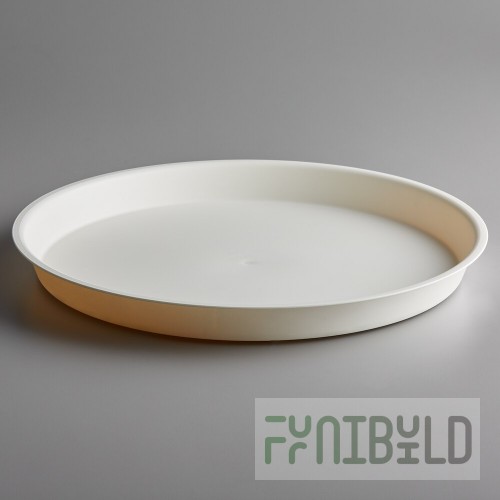 HS Inc HS1075-WH 13 Inch Crawfish Oyster Tray Microwave Dishwasher Safe White