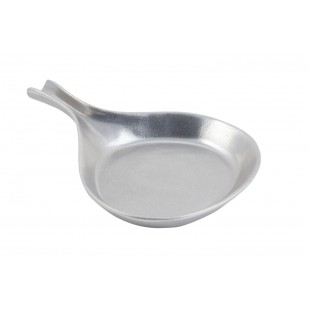 Bon Chef 5011 8 Inch Individual Salad Sandwich Egg Pan Aluminum Pewter-Glo Finish