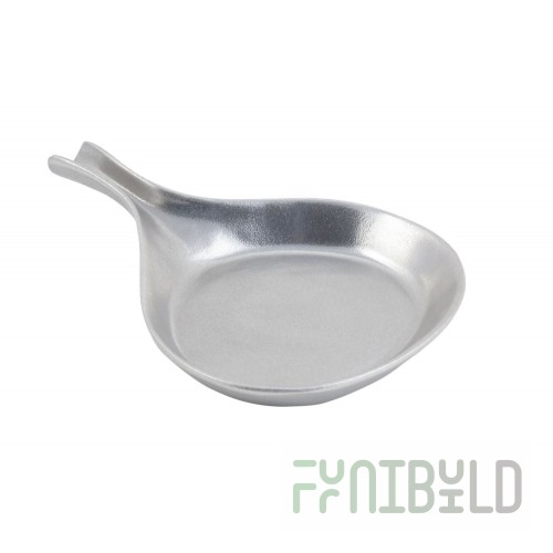 Bon Chef 5011 8 Inch Individual Salad Sandwich Egg Pan Aluminum Pewter-Glo Finish