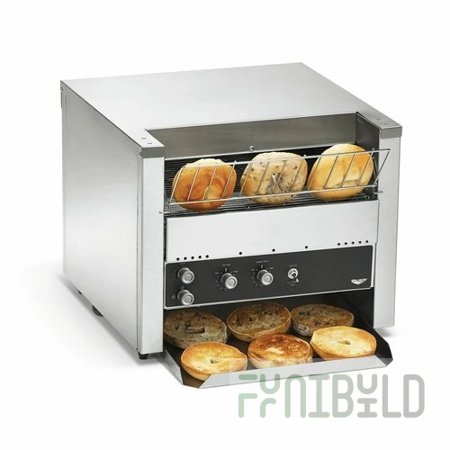 Vollrath CT4BH-2201400 18 Inch Conveyor Bun and Bagel Toaster Electric with Adjustable Opening
