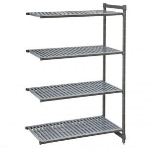 AllPoints 45208 24 Inch Brushed Graphite Shelf Add V1 for Foodservice Storage