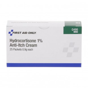 AllPoints 8121748 Hydrocortisone Cream 1% 25 Packs for Inflammation Relief