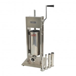 Uniworld Food Service Equipment USSC-DL5N 14 Inch Manual Sausage Stuffer Deluxe with Stainless Steel Tubes
