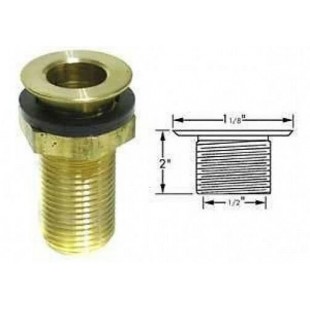 Private Label E16-4050 1 1/2 In Brass Drain 3 In Top 1 1/2 In (l)