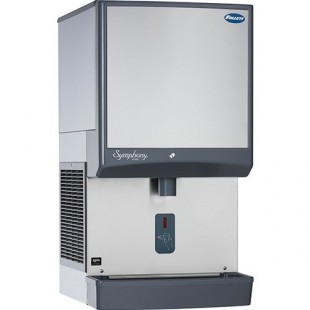 Follett 25HI425A-SI-DP Symphony Plus Air-Cooled Ice Dispenser Wall Mount with Drain Pan 425 Lb/Day