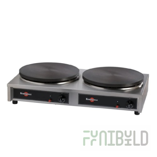 Eurodib CGCIM40AB Krampouz Crepe Maker Gas 15-3/4