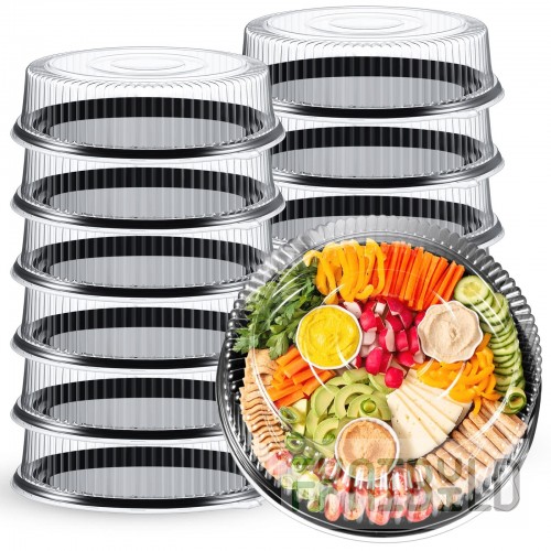 Eagle PL1030 12 Inch Plastic Platter with Large Food Display Surface