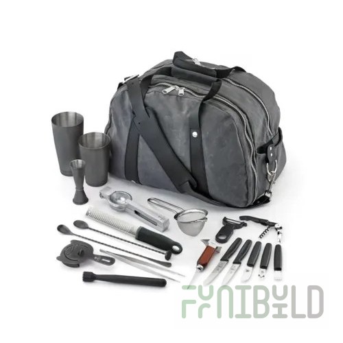 Mercer Culinary M37103MBK Barfly® Deluxe II Set 18-piece Includes: (1) Cocktail Shaker Set
