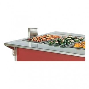 Vollrath 95026 48 Inch CURVED Operator Side Plate Rest Laminate