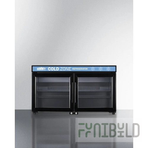 Summit SCR3502DLL 36 Inch Back Bar Beverage Center Countertop Black