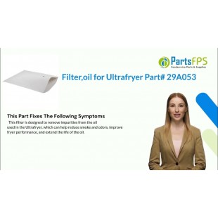 Ultrafryer Systems 29A053 23 Inch Fast Flow Filter Pad Case