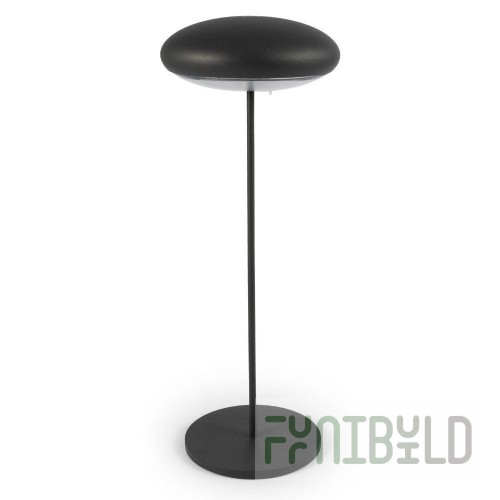 AllPoints 78239 31 Inch Cube Table Corrosion Resistant Portable Anthracite