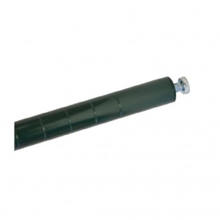 Omcan 48091 1 Inch Post with Leveler Black Epoxy Finish NSF