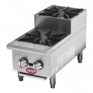 Hubert 174912 Kratos® Gas Step-Up Countertop Range 12