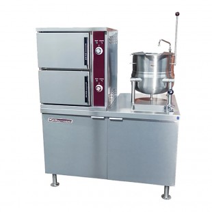 Southbend ECX-2S-6-6 Convection Steamer/Kettle Electric (2) Compartment
