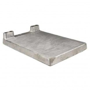 Micro Matic CP-0812-1 8 Inch Cold Plate 1/4 Inch Tubing Stainless Steel