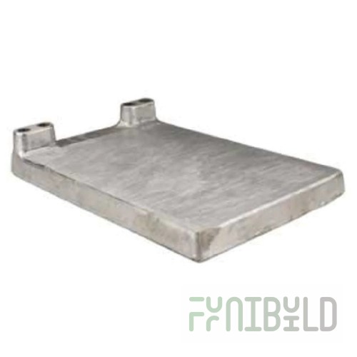 Micro Matic CP-0812-1 8 Inch Cold Plate 1/4 Inch Tubing Stainless Steel