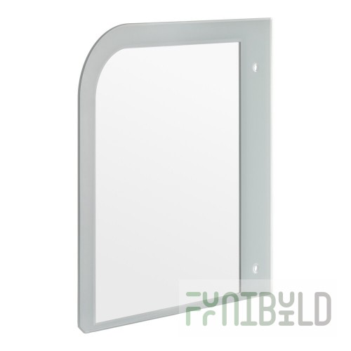 Panoramic side panel with glass unit BC48 right Liverpool