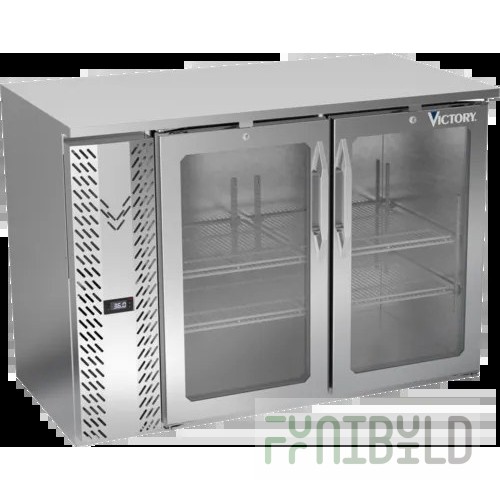 Victory VBBN48HC-G-B Back Bar Refrigerator Two-section 48