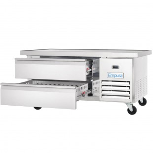 Empura E-KCBRC52 52 Inch Refrigerated Equipment Stand 6.1 Cu Ft Capacity